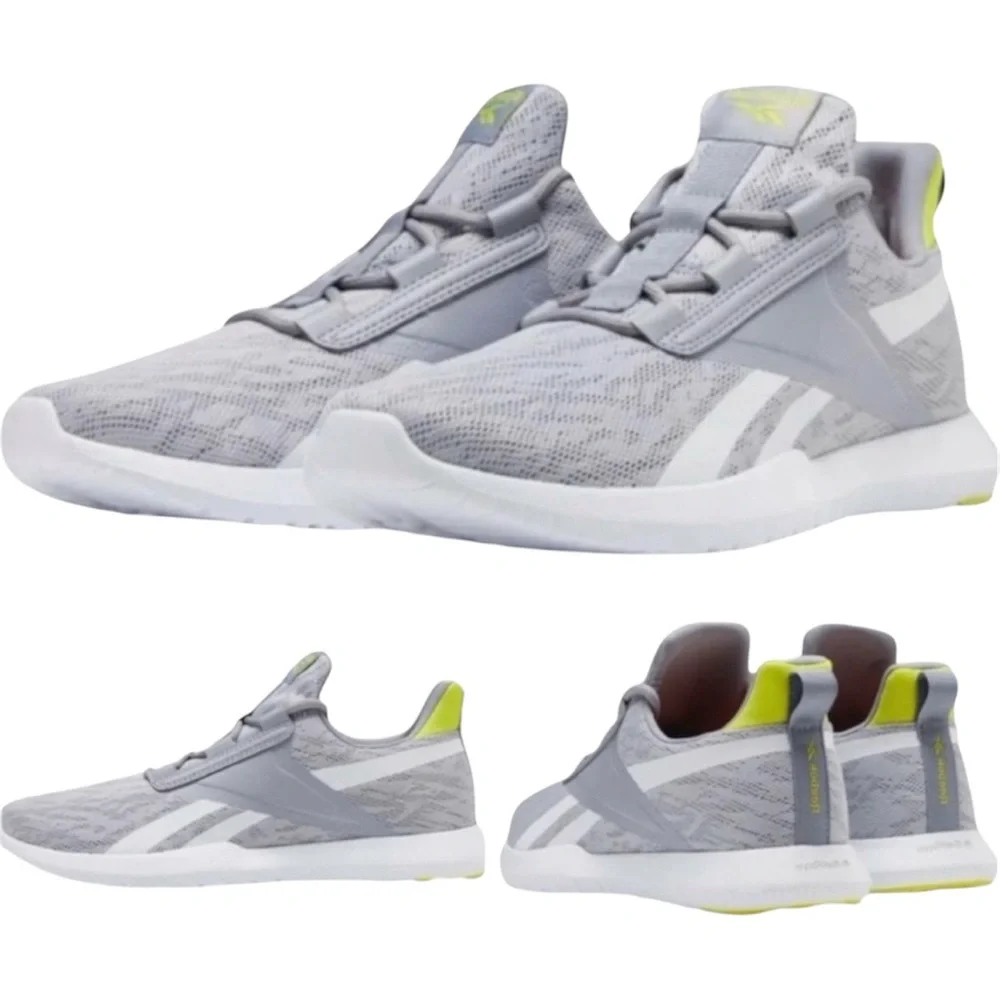 Mens Reebok Athletic Sneakers Size 9 Reebok Reago Pulse 2.0 Gray Training Shoes
